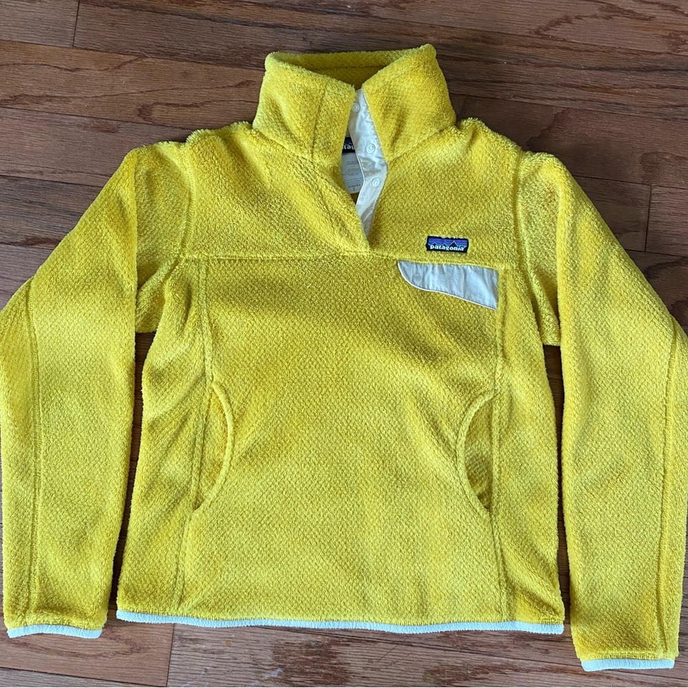 Patagonia Re-Tool Snap-T Pullover, Yellow